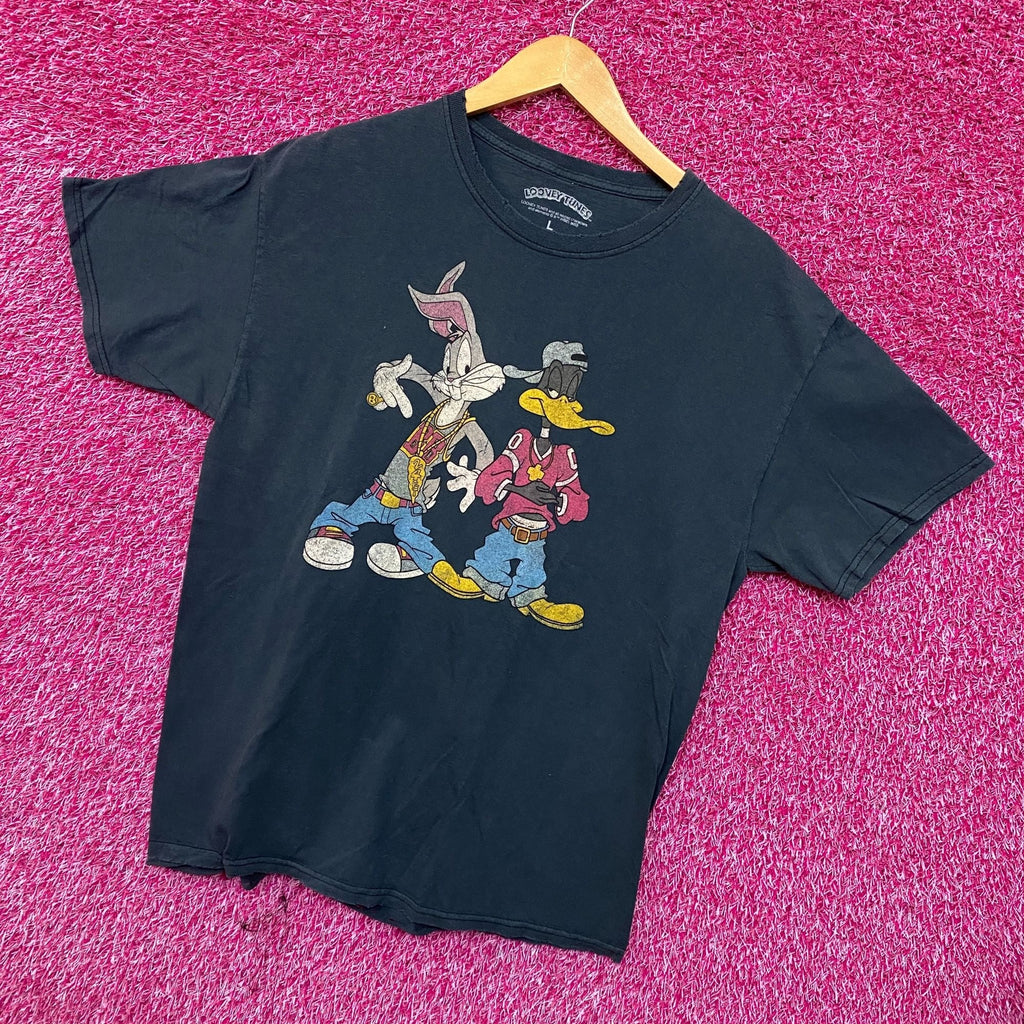 Looney Tunes Bugs Bunny Daffy Duck Criss Cross Parody Tee L product image 3