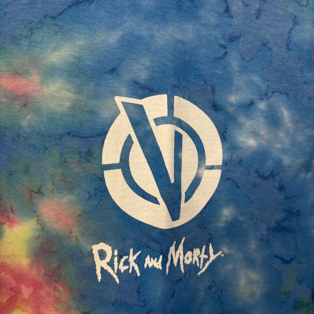 Rick and Morty Vindicators Team tie dye T-shirt size medium product image 5