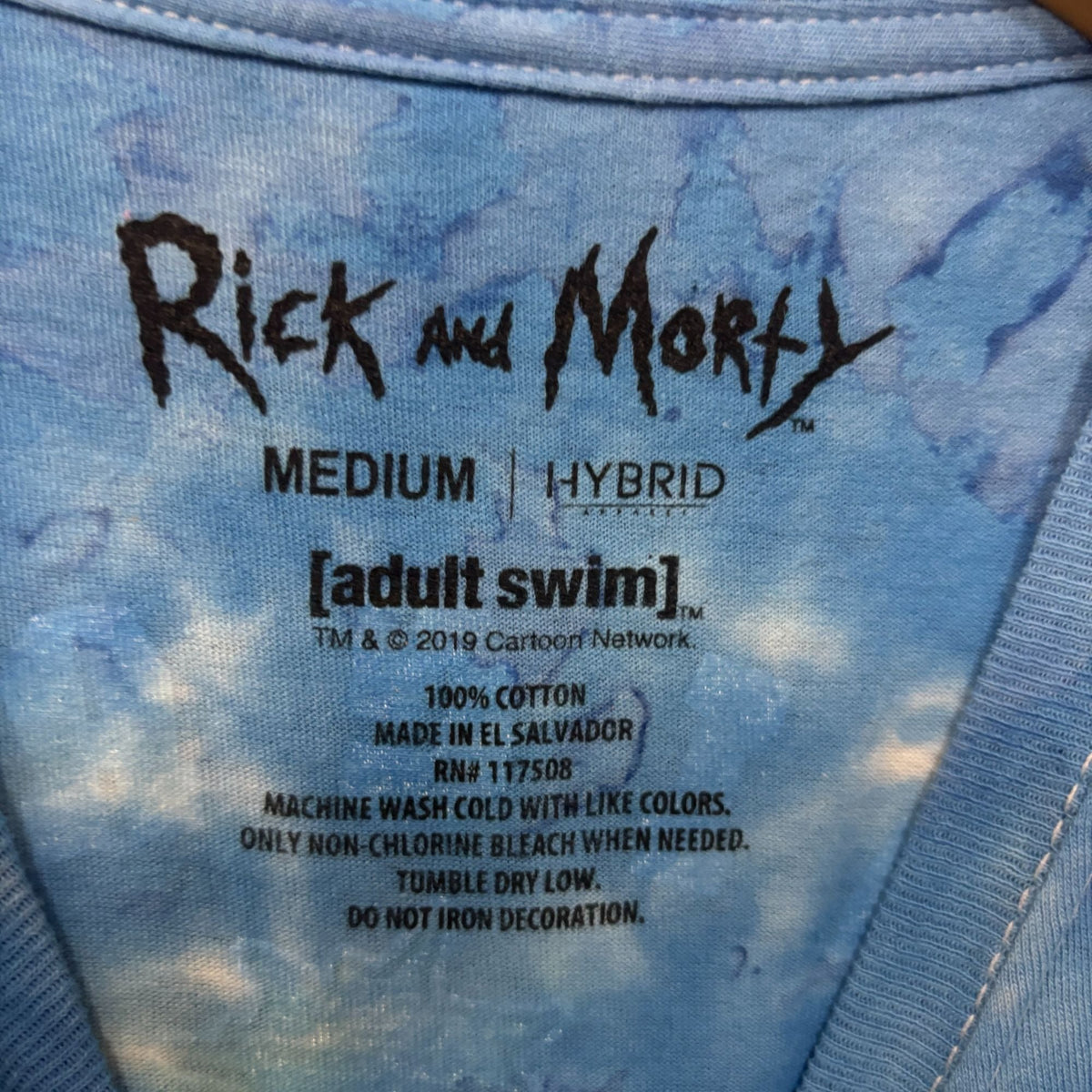 Rick and Morty Vindicators Team tie dye T-shirt size medium product image 6