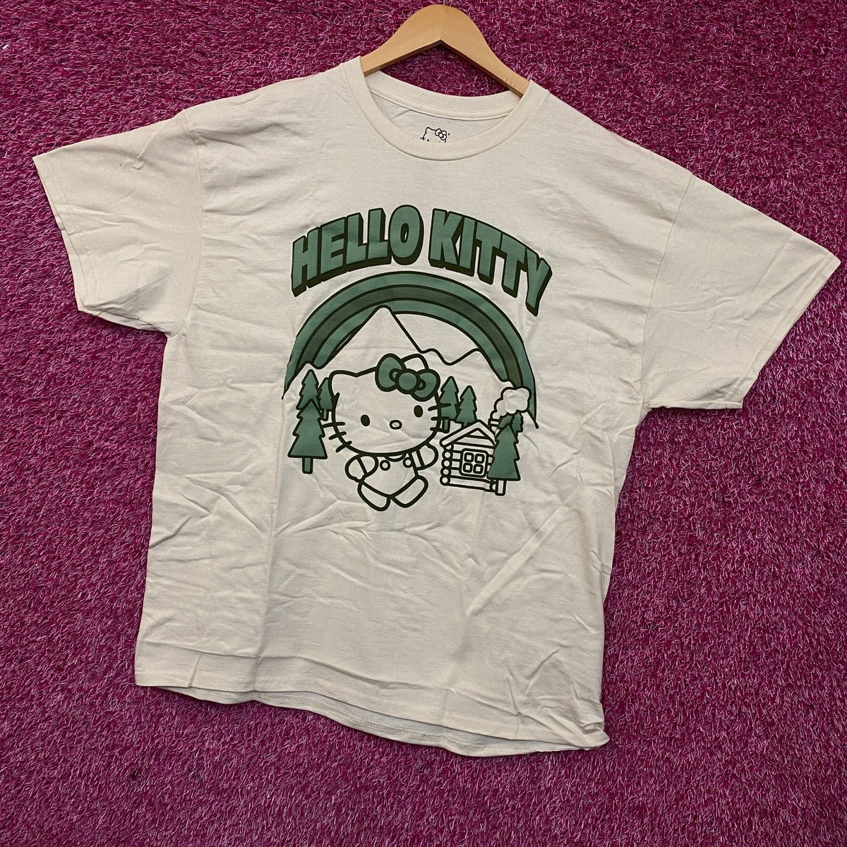Sanrio Hello Kitty Outdoors Cute Graphic T-Shirt Large product image 3