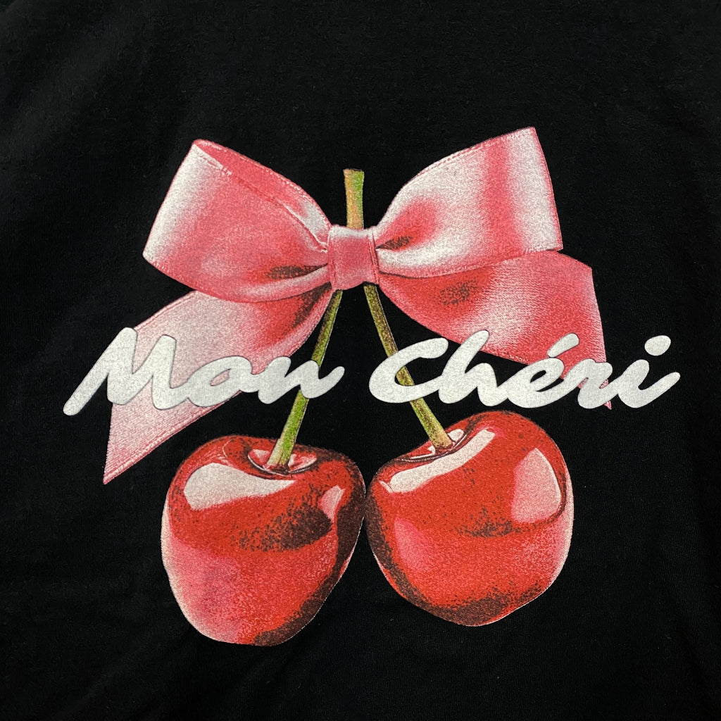 Junk Food Clothing Mon Cheri Vintage Style Graphic Crop Tee product image 2