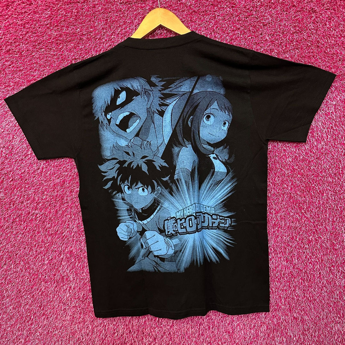 My Hero Academia Midoriya Uraraka Bakugo Anime Tee L product image 3