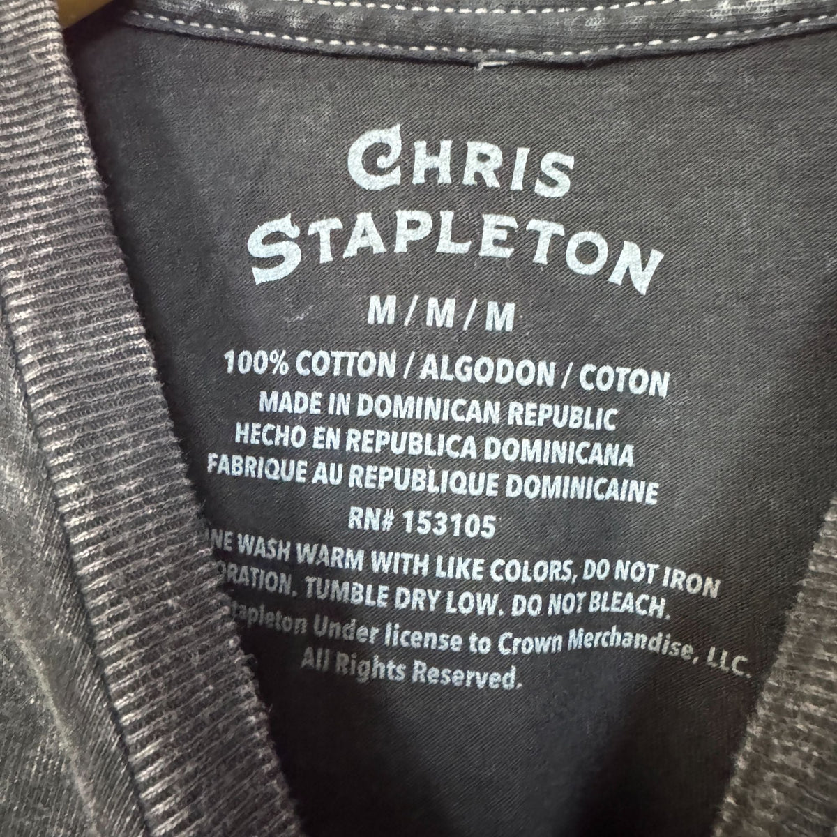 Chris Stapleton Tennessee Whiskey Traveller Country Tee M product image 4
