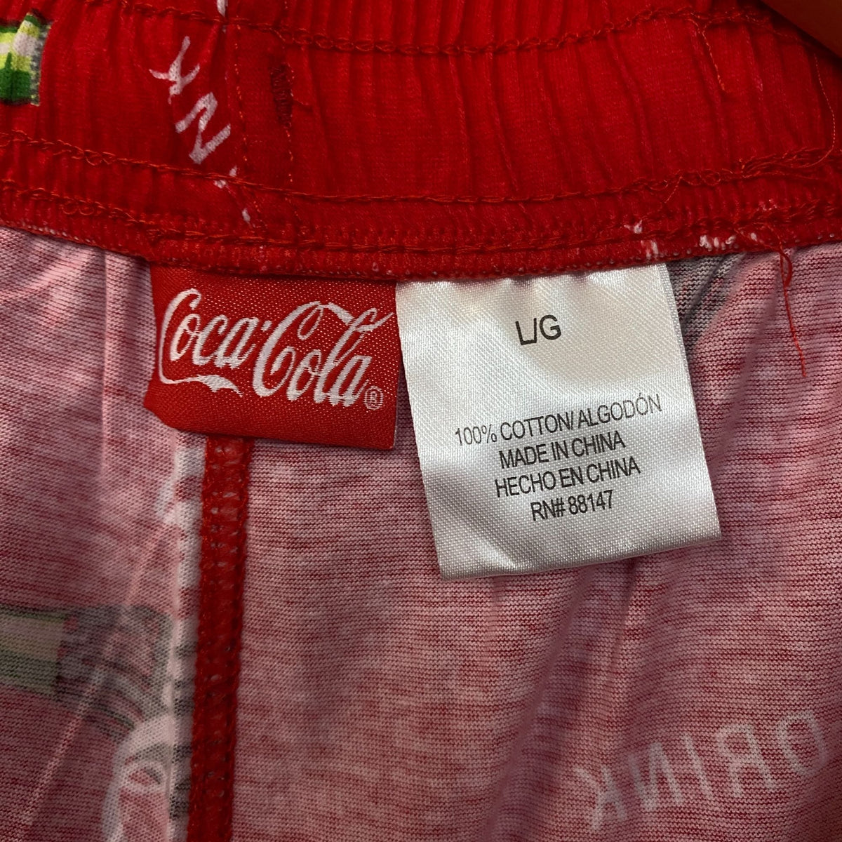 Coca-Cola Classic Men's Sleep Bottom Lounge Pants Large product image 4