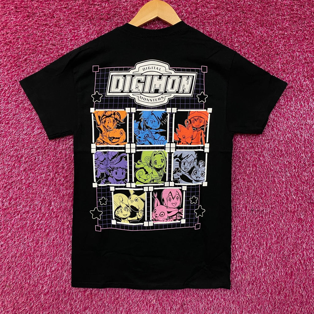 Digimon Digital Monsters Line Grid Logo T-Shirt Small product image 1