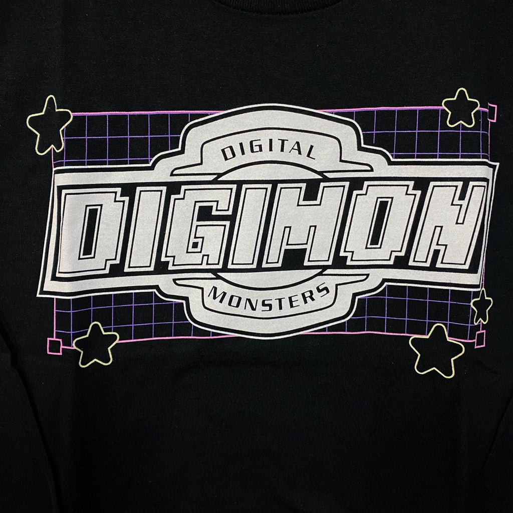 Digimon Digital Monsters Line Grid Logo T-Shirt Small product image 3