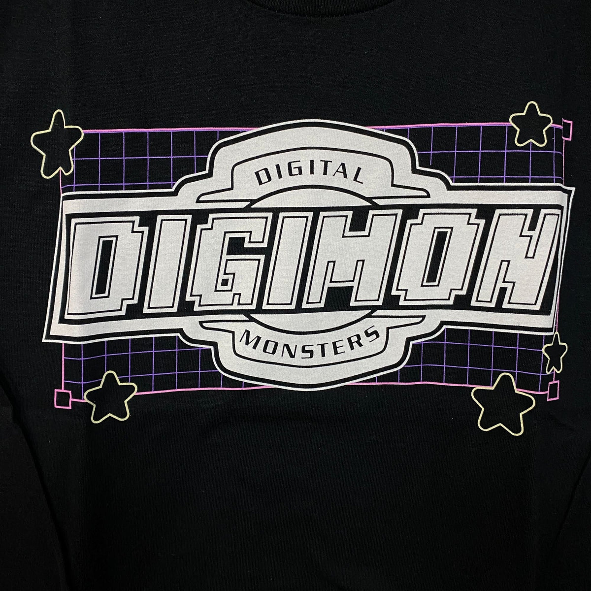 Digimon Digital Monsters Line Grid Logo T-Shirt Small product image 3
