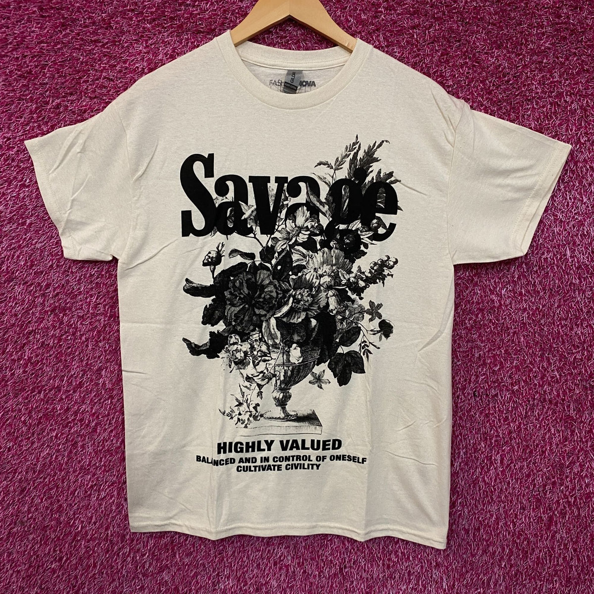 Fashion Nova Savage Flora Graphic T-Shirt Medium product image 1