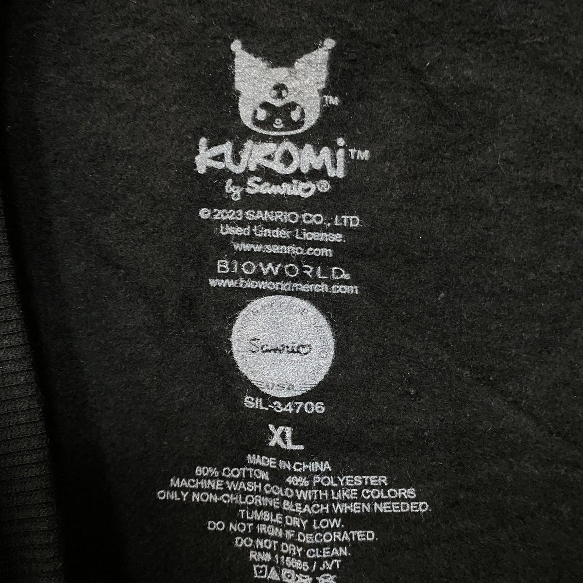 Kuromi I <3 Mischief Crewneck sweater size extra large