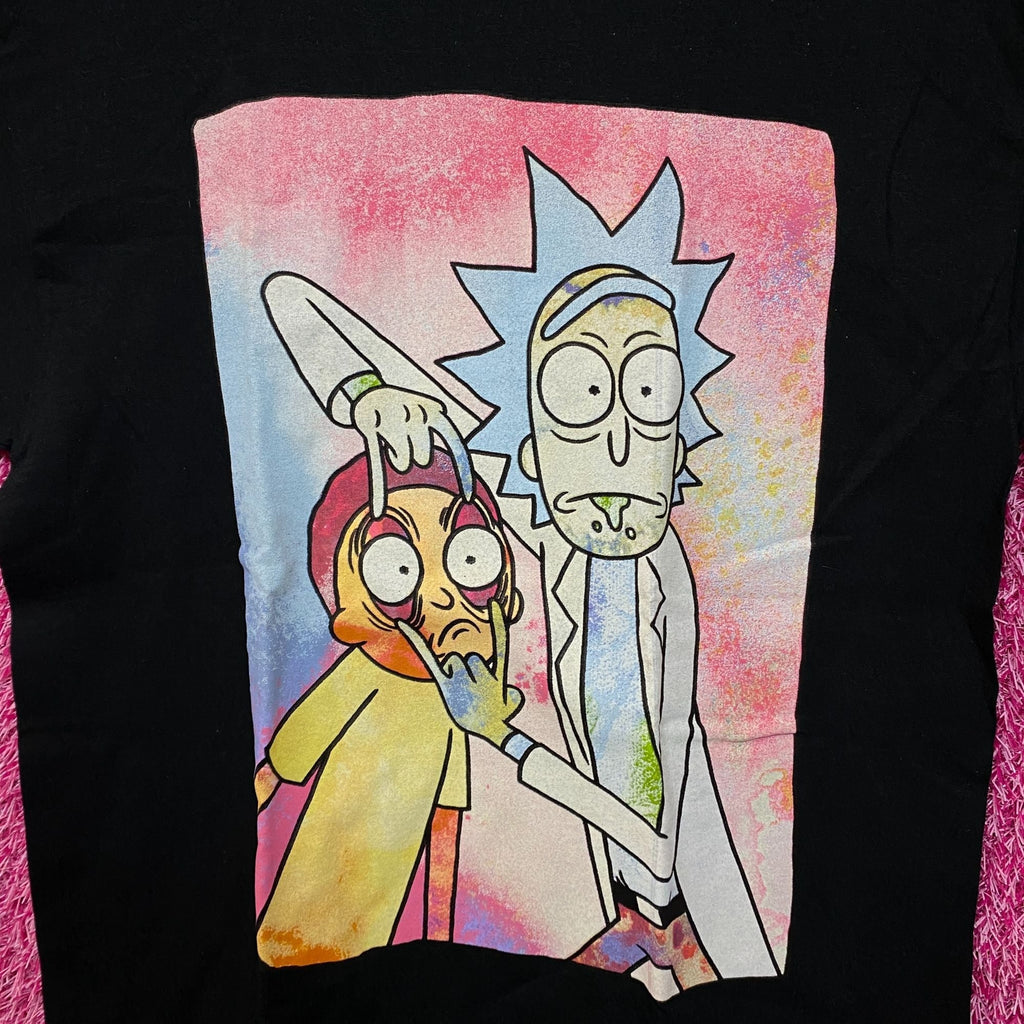 Rick and Morty watercolor eye pull Tshirt size medium product image 2