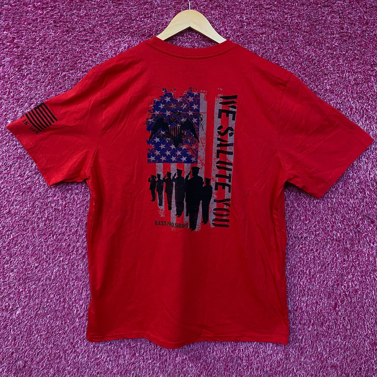 Bass Pro Shops "We Salute You" Graphic T-Shirt XL product image 1