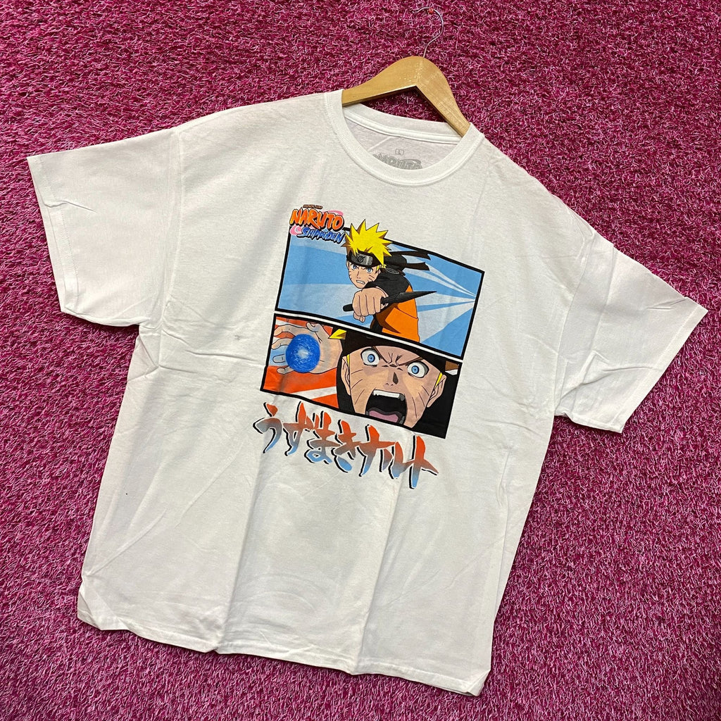 Naruto Uzumaki Flying Rasengan Shippuden Anime Tee L product image 3