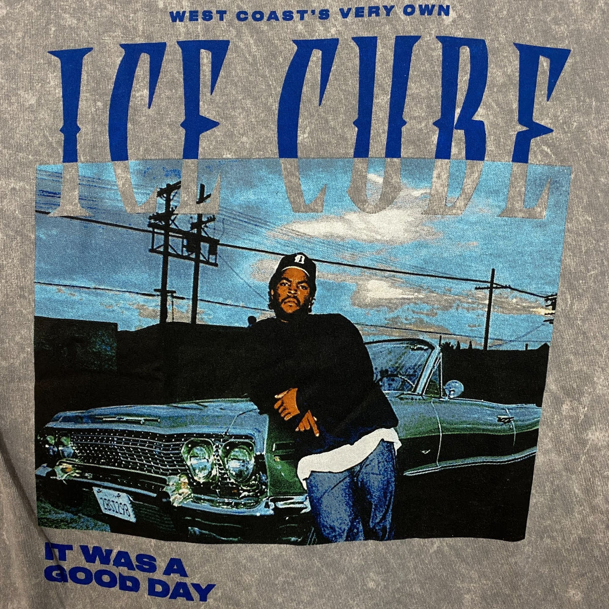 Ice Cube "It Was A Good Day" Graphic Acid Wash T-Shirt Small product image 6