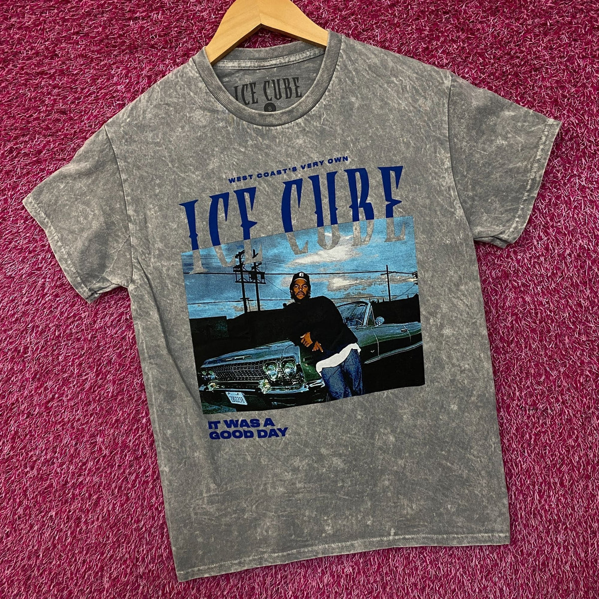 Ice Cube "It Was A Good Day" Graphic Acid Wash T-Shirt Small product image 7