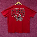 Junk Food Kansas City Chiefs NFL Helmet Graphic T-Shirt 2XL product image 1