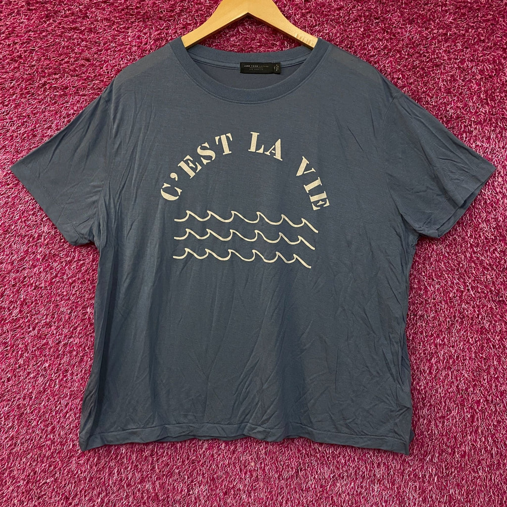 Junk Food Clothing C'est La Vie Vintage Tissue Women's Tee product image 1