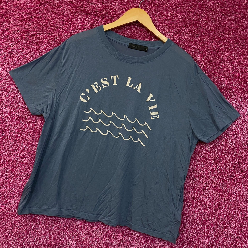 Junk Food Clothing C'est La Vie Vintage Tissue Women's Tee product image 3