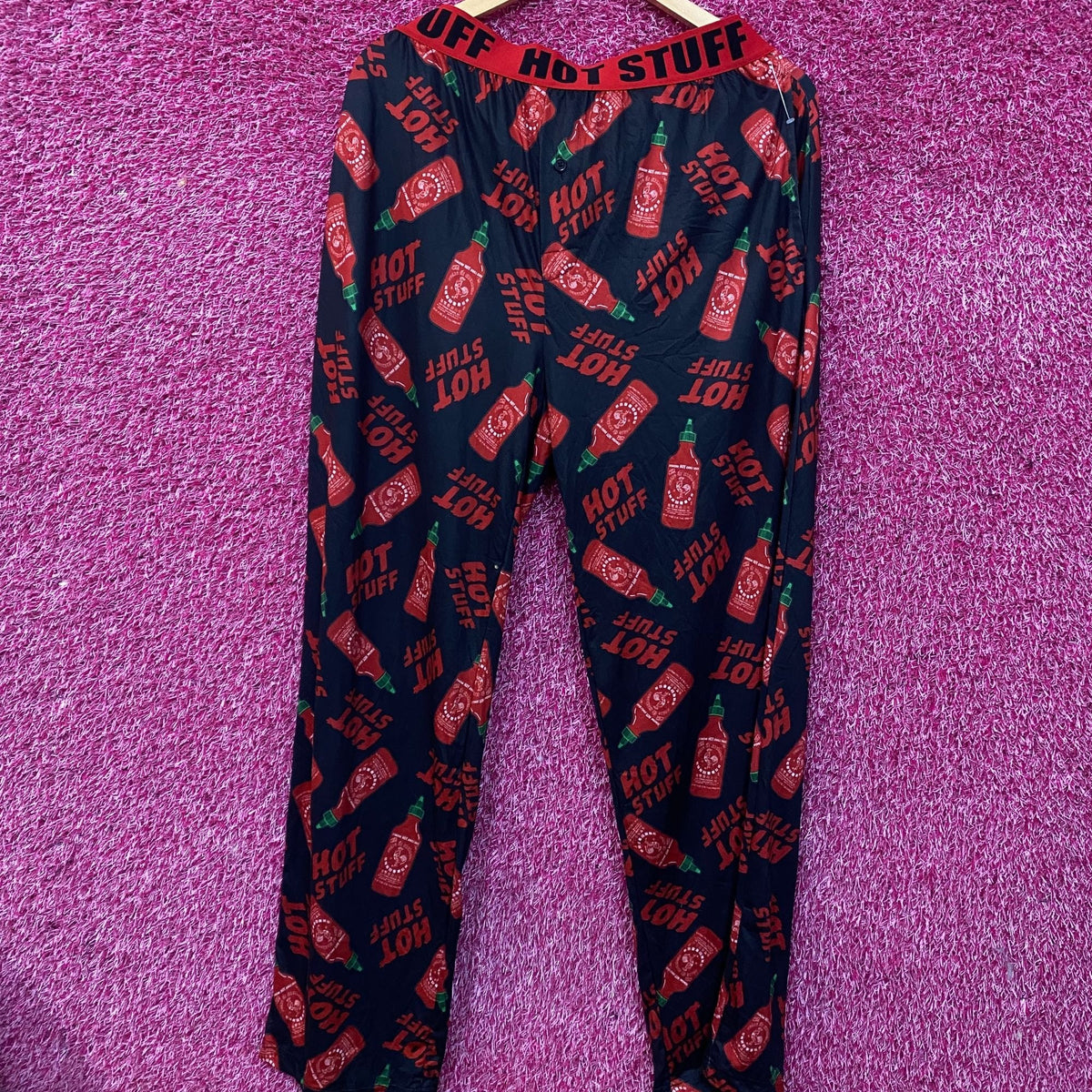 Sriracha Hot Sauce Stuff Pajama Lounge Pants Medium product image 2