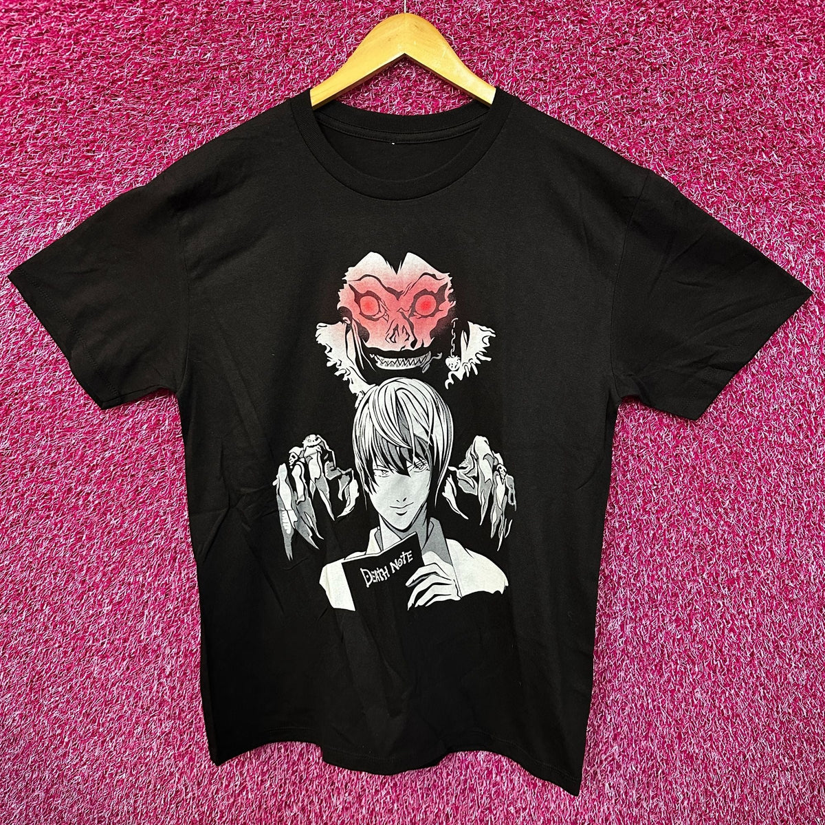 Death Note Light Yagami and Ryuk Shinigami Eyes Anime Tee L product image 1