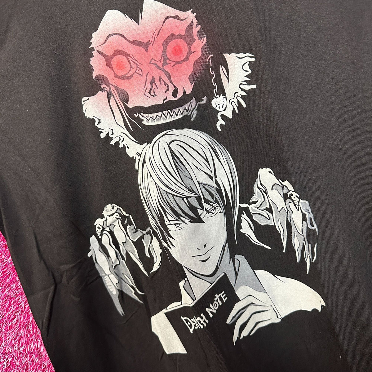 Death Note Light Yagami and Ryuk Shinigami Eyes Anime Tee L product image 4