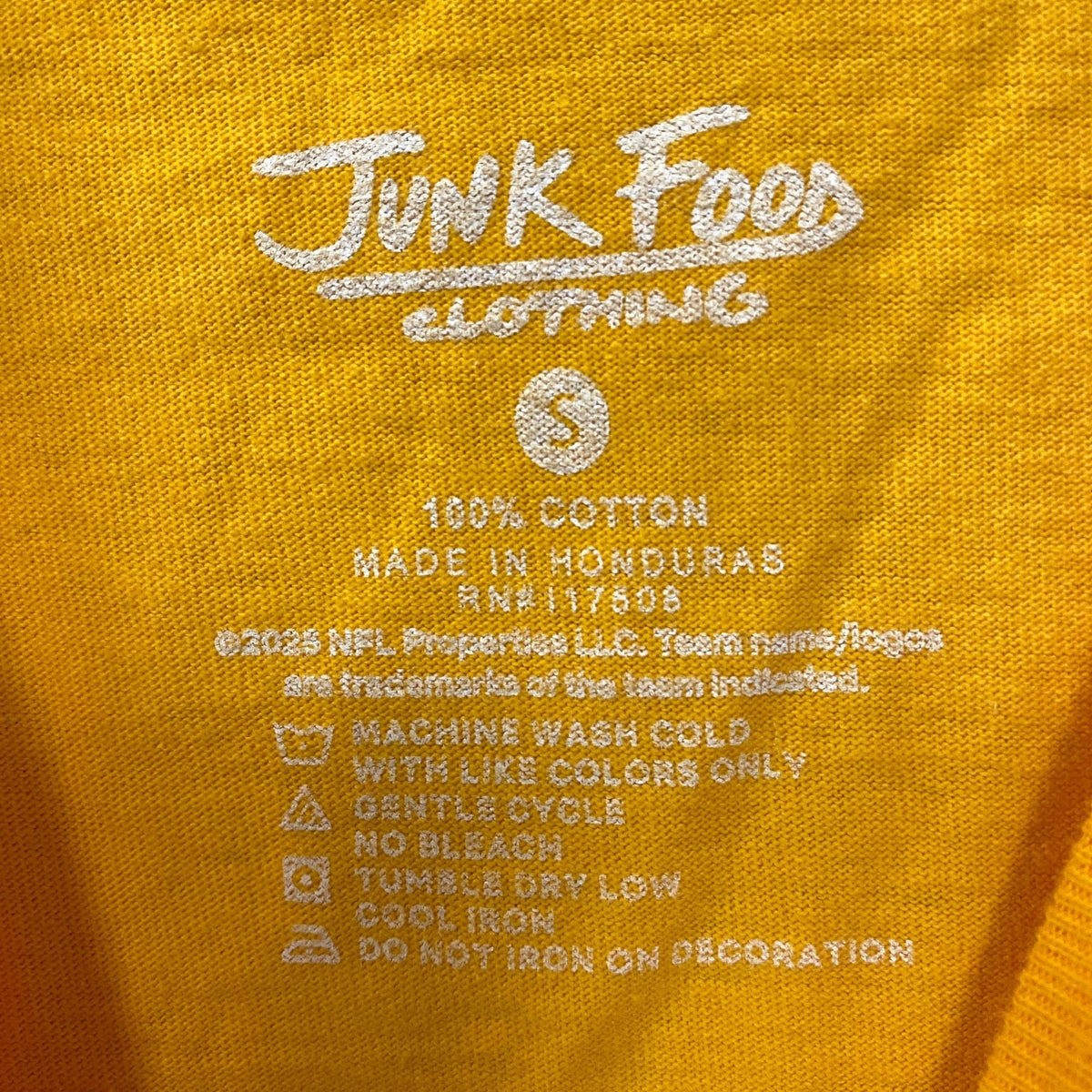 Junk Food Pittsburgh Steelers Checkdown Flea Market T-Shirt product image 4
