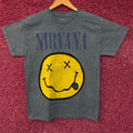 Nirvana Nevermind Dead Smiley Graphic Grunge Band T-Shirt product image 1