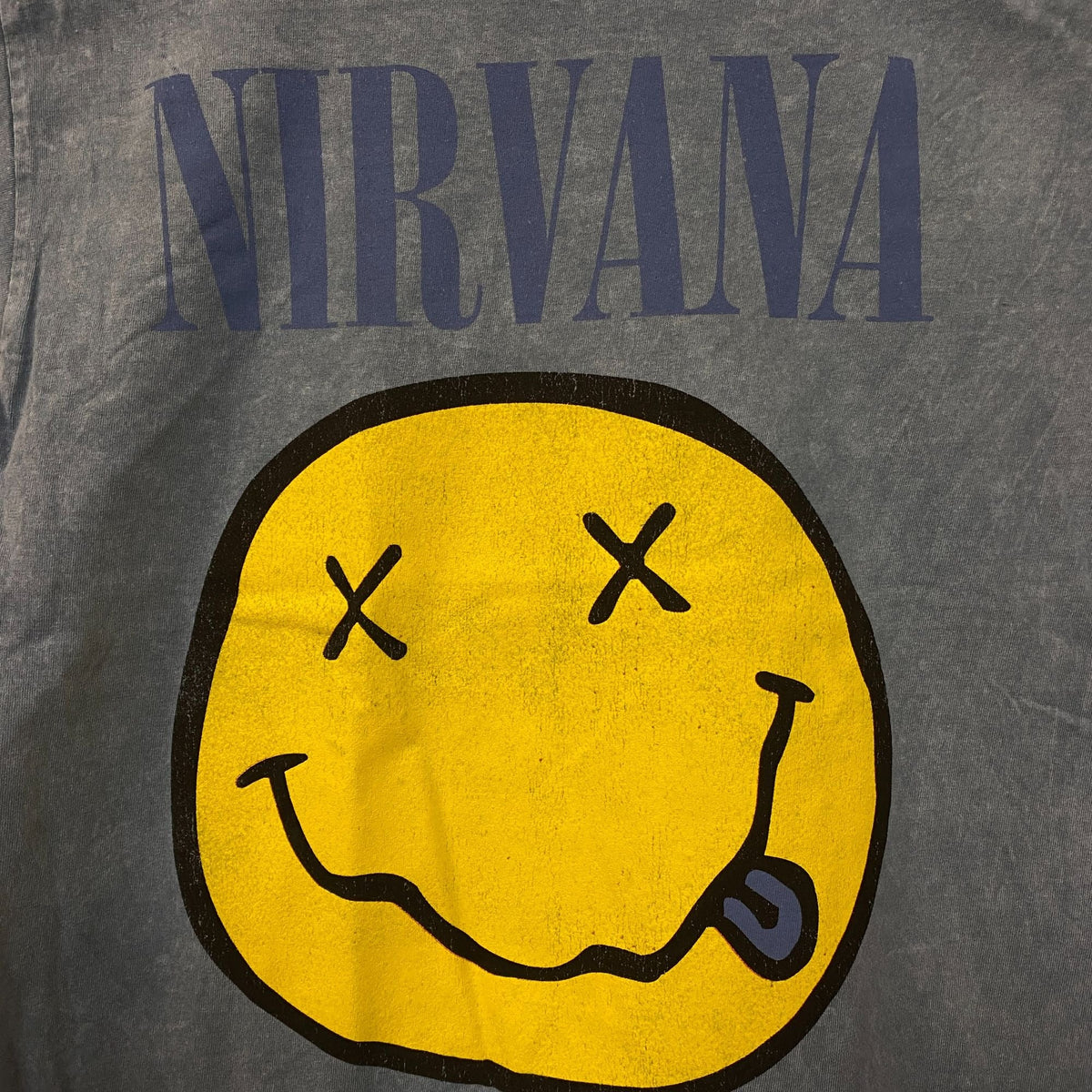Nirvana Nevermind Dead Smiley Graphic Grunge Band T-Shirt product image 2