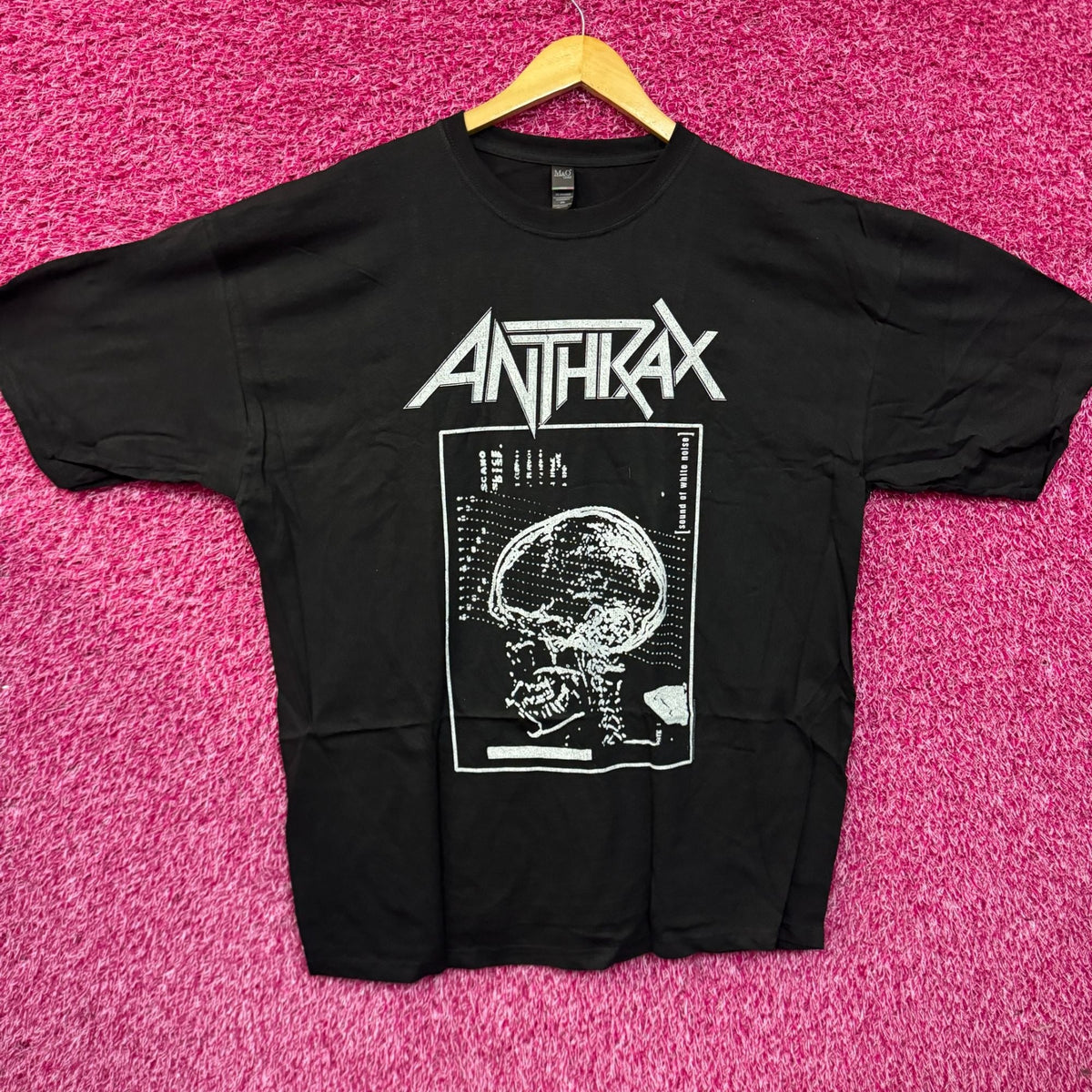 Anthrax Sound of White Noise Album Thrash Metal Band Tee 2XL product image 1