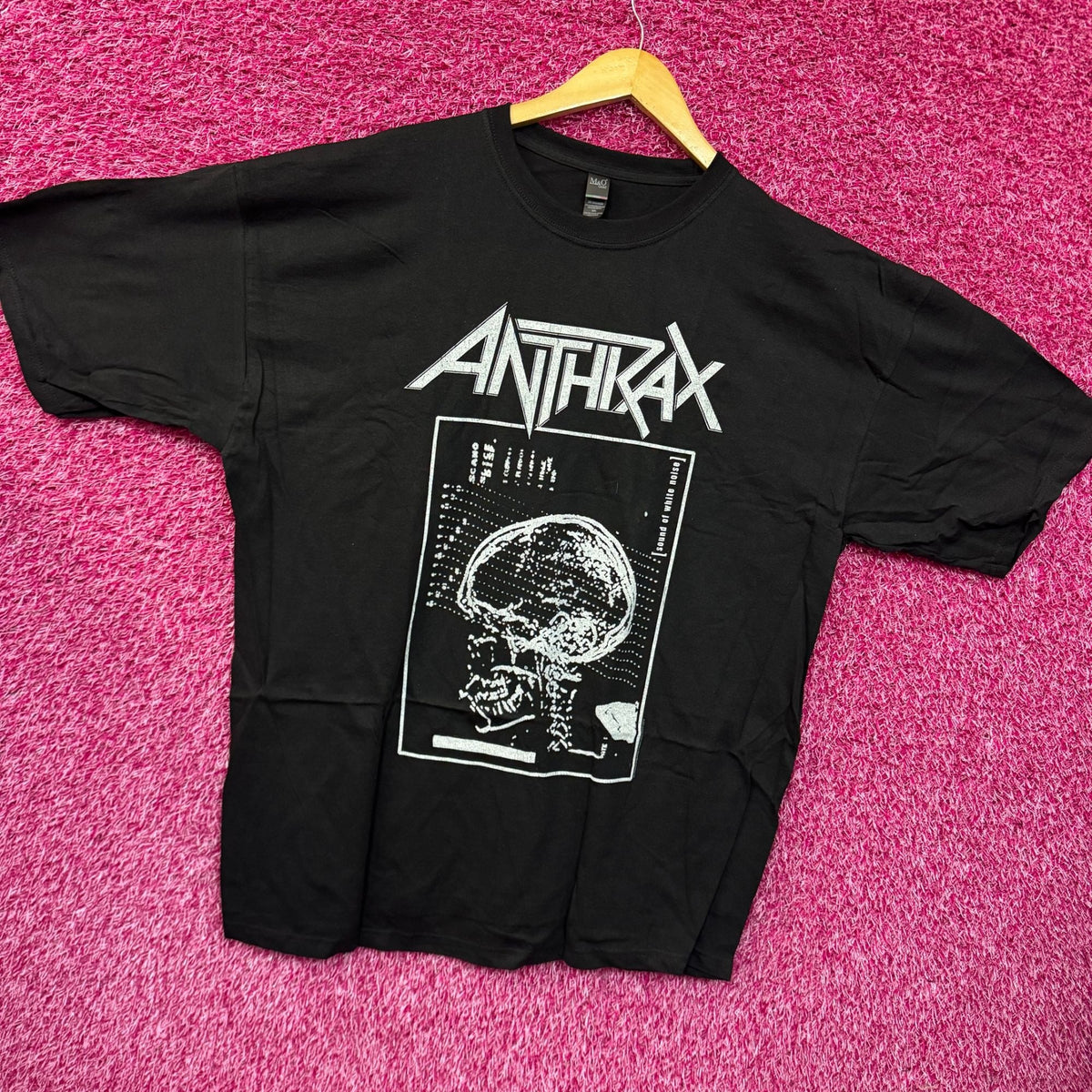 Anthrax Sound of White Noise Album Thrash Metal Band Tee 2XL product image 3