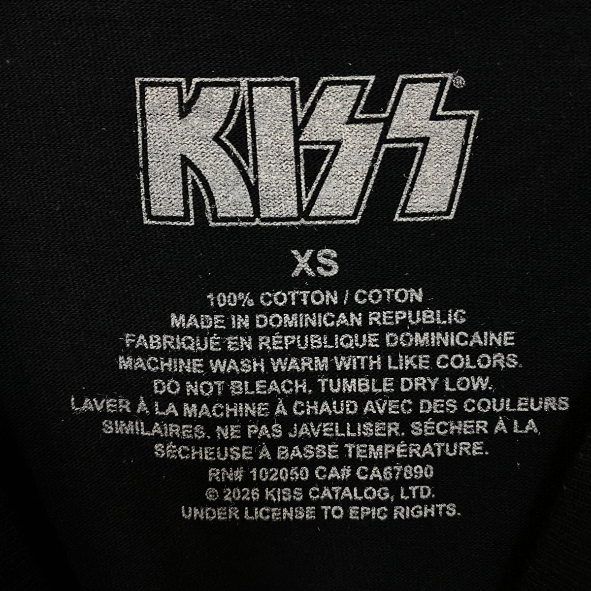 KISS Rock Band Members Graphic T-Shirt XS product image 5