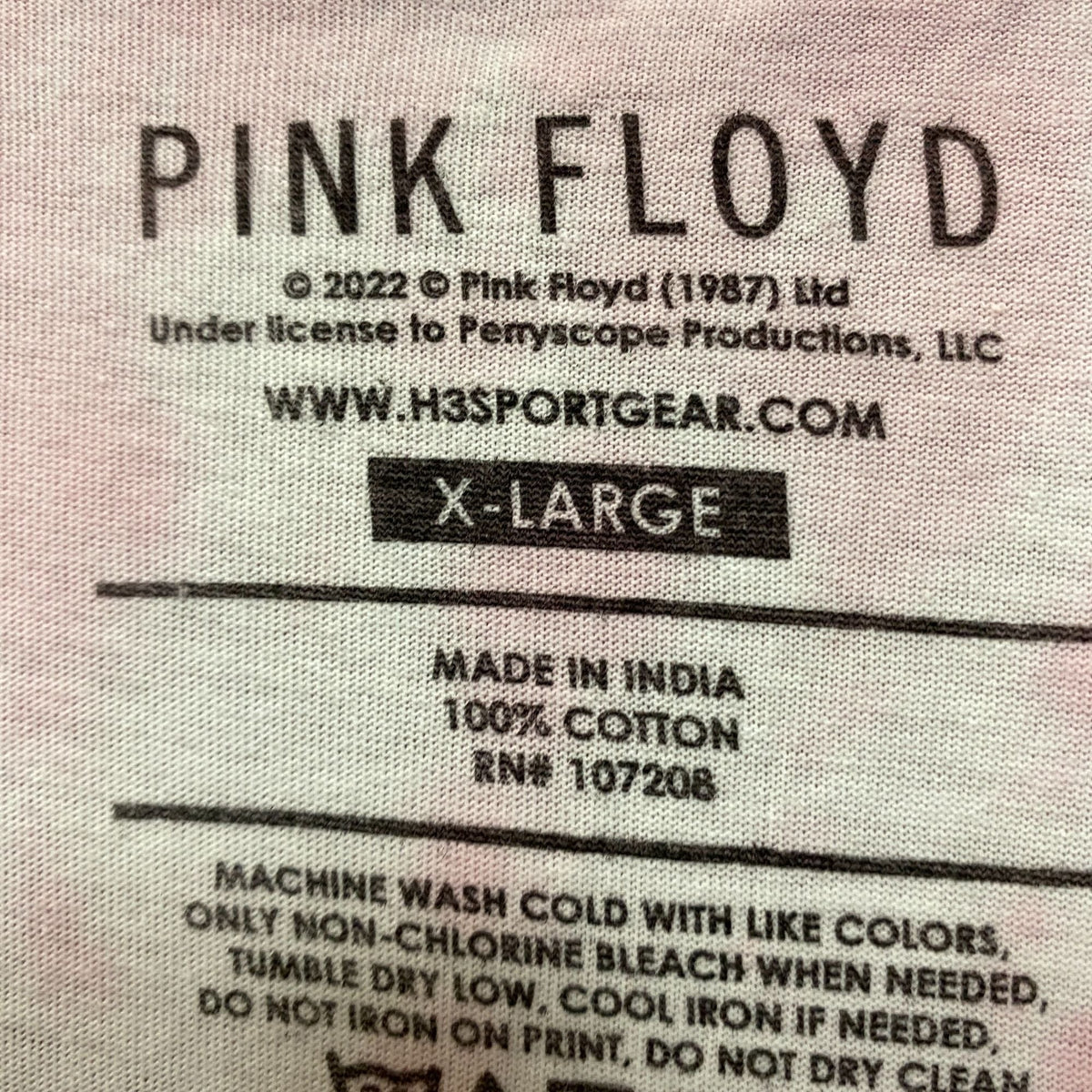 Pink Floyd All Seeing Eye Rock tie dye Tshirt size Extra product image 4