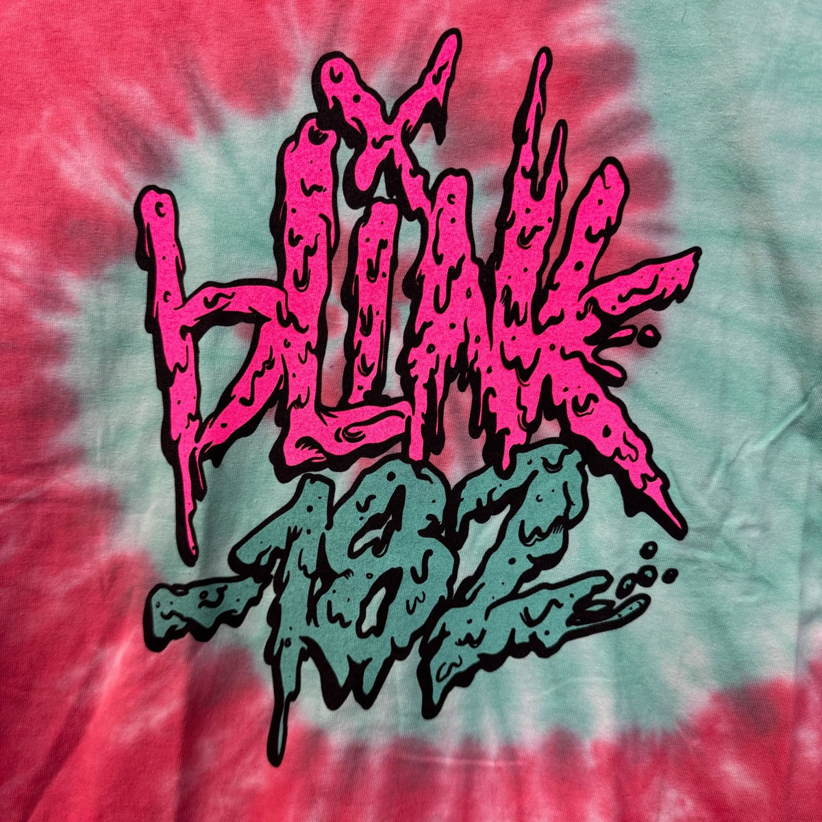 Blink-182 Toxic Sludge Spell Out Pop Punk Band Tie Dye M product image 2
