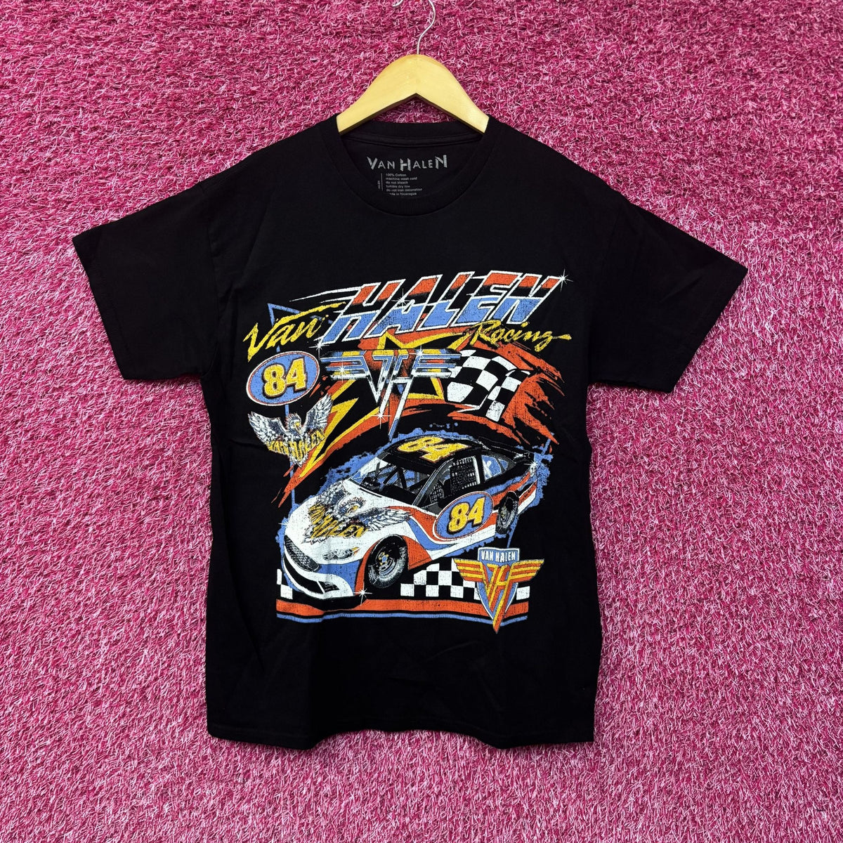 Van Halen Racing Black Graphic T-Shirt Small product image 1