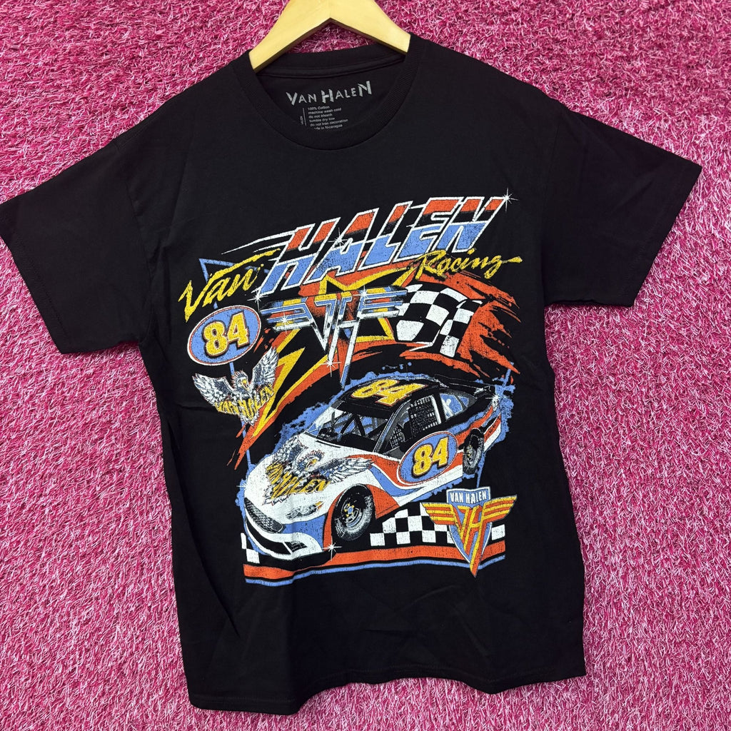Van Halen Racing Black Graphic T-Shirt Small product image 2
