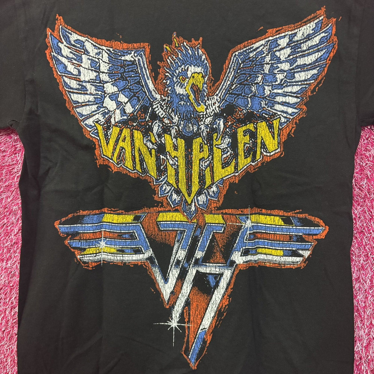 Van Halen Racing Black Graphic T-Shirt Small product image 6