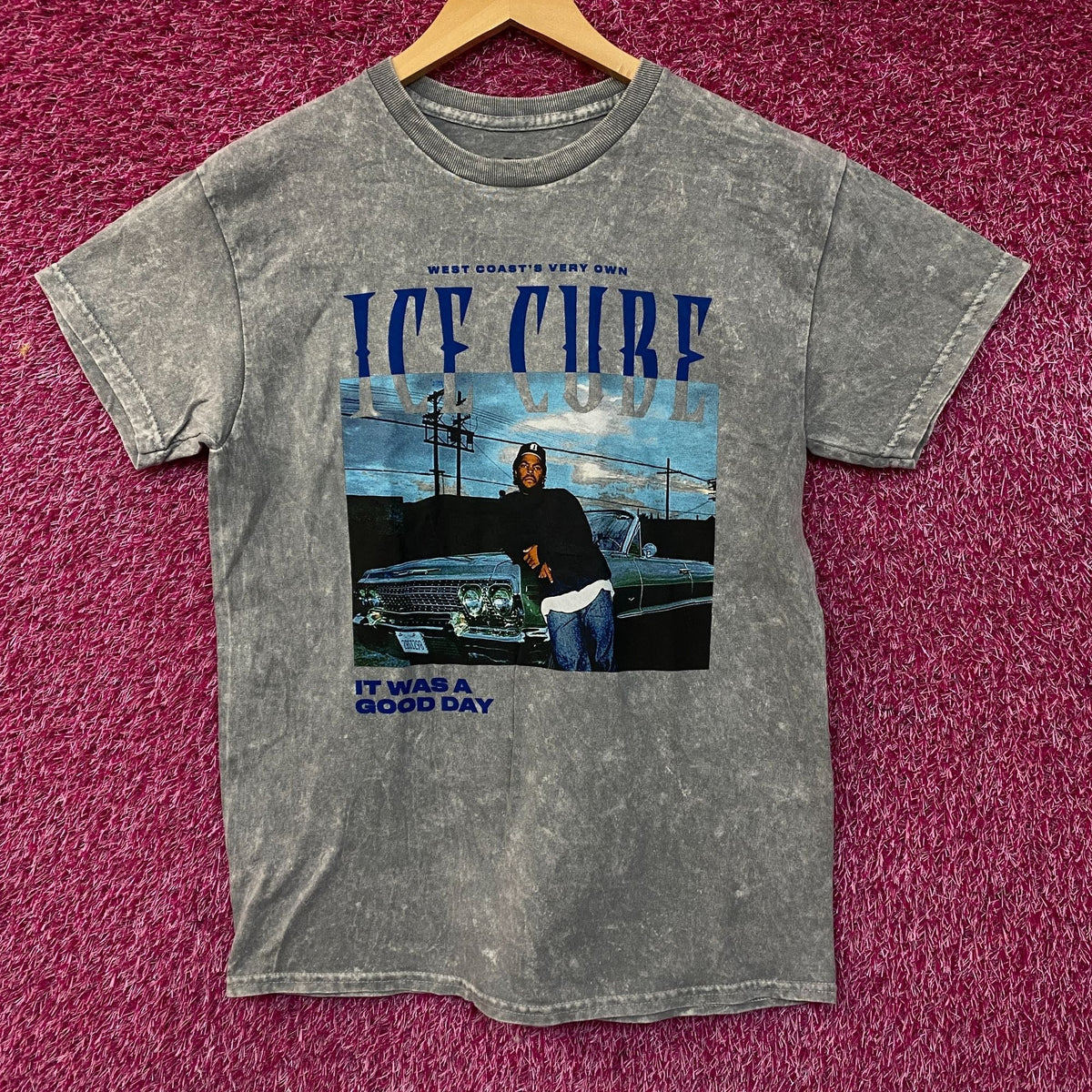 Ice Cube "It Was A Good Day" Graphic Acid Wash T-Shirt product image 1