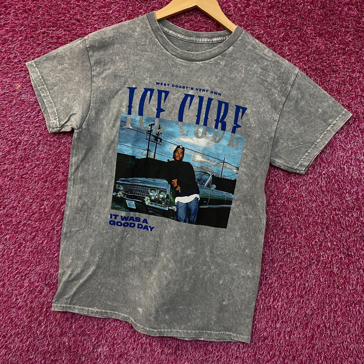 Ice Cube "It Was A Good Day" Graphic Acid Wash T-Shirt product image 8