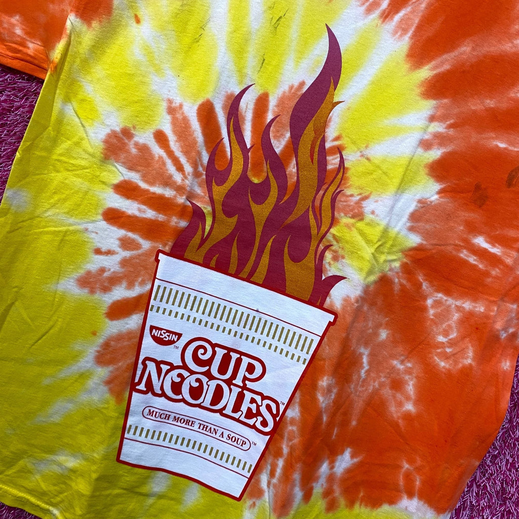 Nissin Cup Noodles More Than a Soup Spicy Promo Tie Dye L