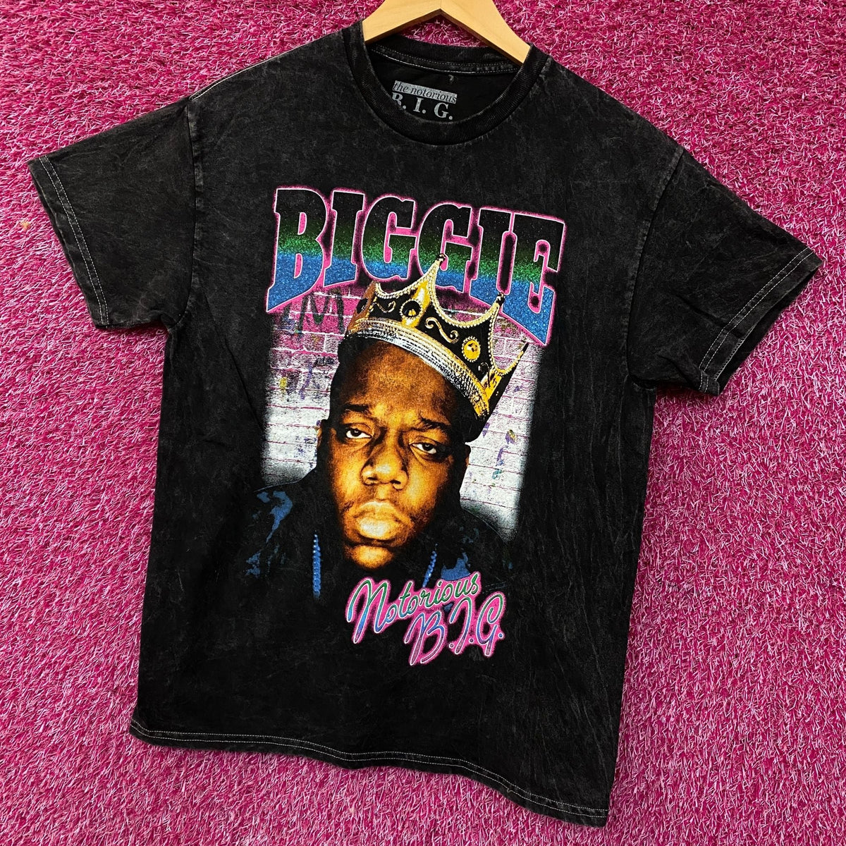 Biggie Smalls Crown King of New York Graphic Mineral Wash product image 3