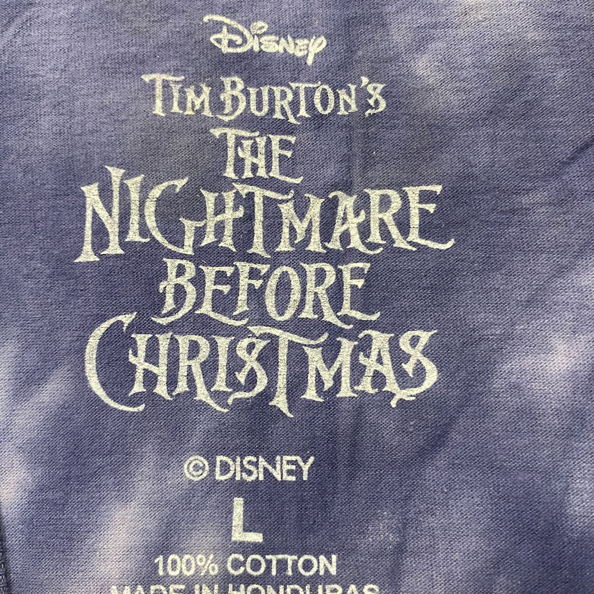 The Nightmare Before Christmas Jack Skellington Tie Dye L product image 4