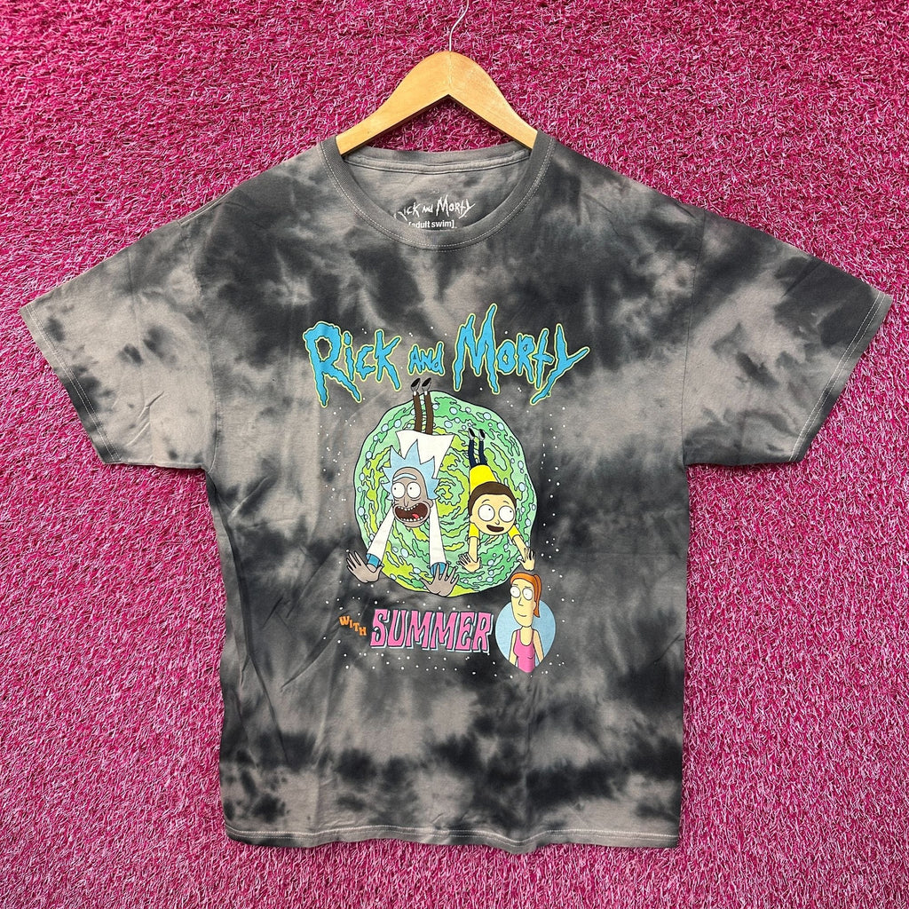 Rick & Morty with Summer Cartoon Series Adult Swim Tie Dye L product image 1