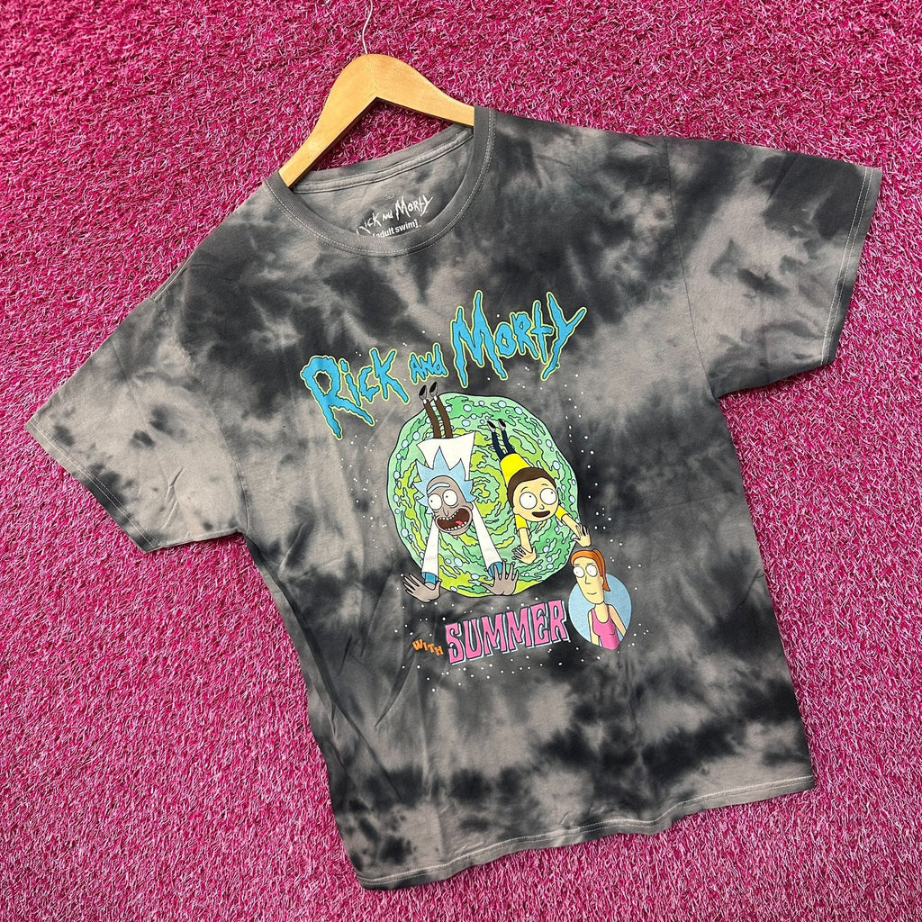 Rick & Morty with Summer Cartoon Series Adult Swim Tie Dye L product image 3