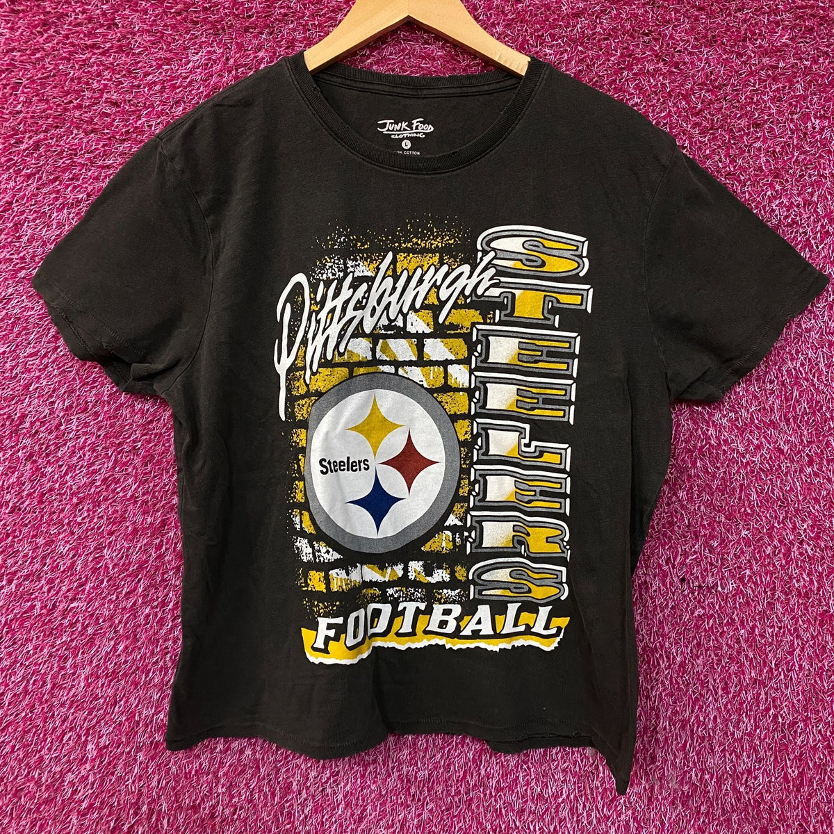 Junk Food Women's Pittsburgh Steelers Brick Vintage Style product image 1