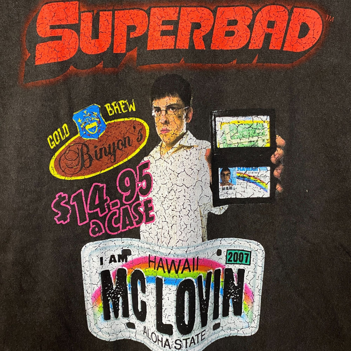 Superbad McLovin Fake ID Graphic T-Shirt Large product image 2