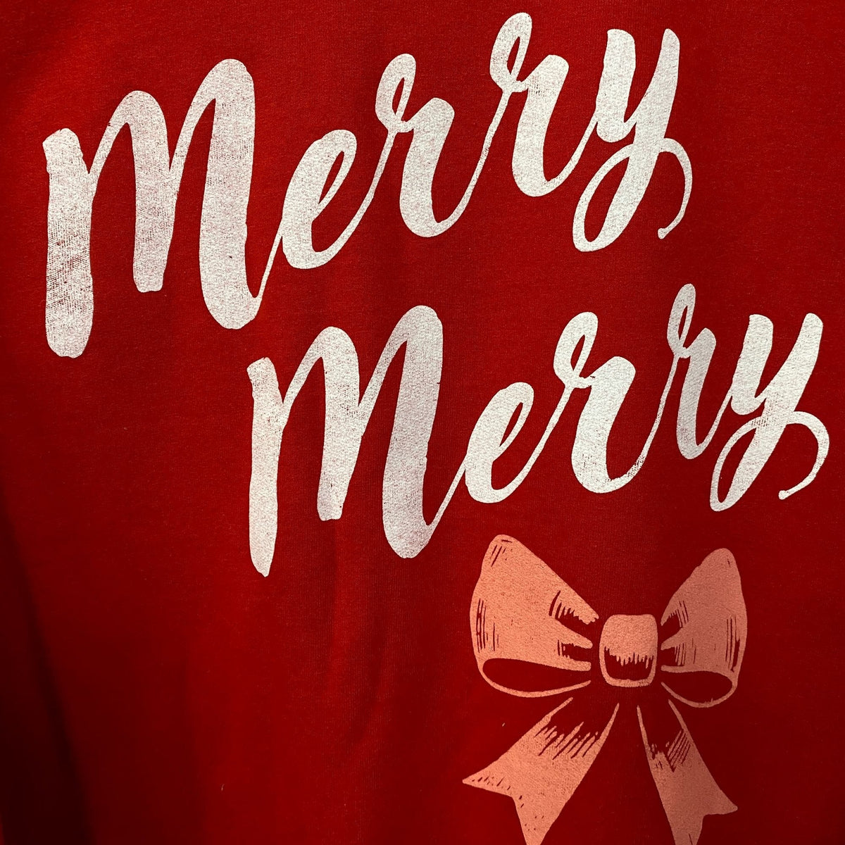 Junk Food Merry Graphic Fleece Sweatshirt Large product image 2