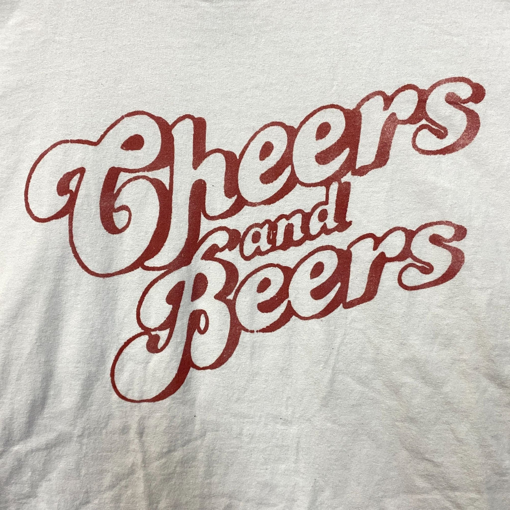 Junk Food Clothing Cheers and Beers Cropped Graphic T-Shirt product image 2
