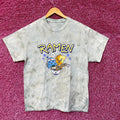 Ramen blue/green tie dye Tshirt size medium product image 1