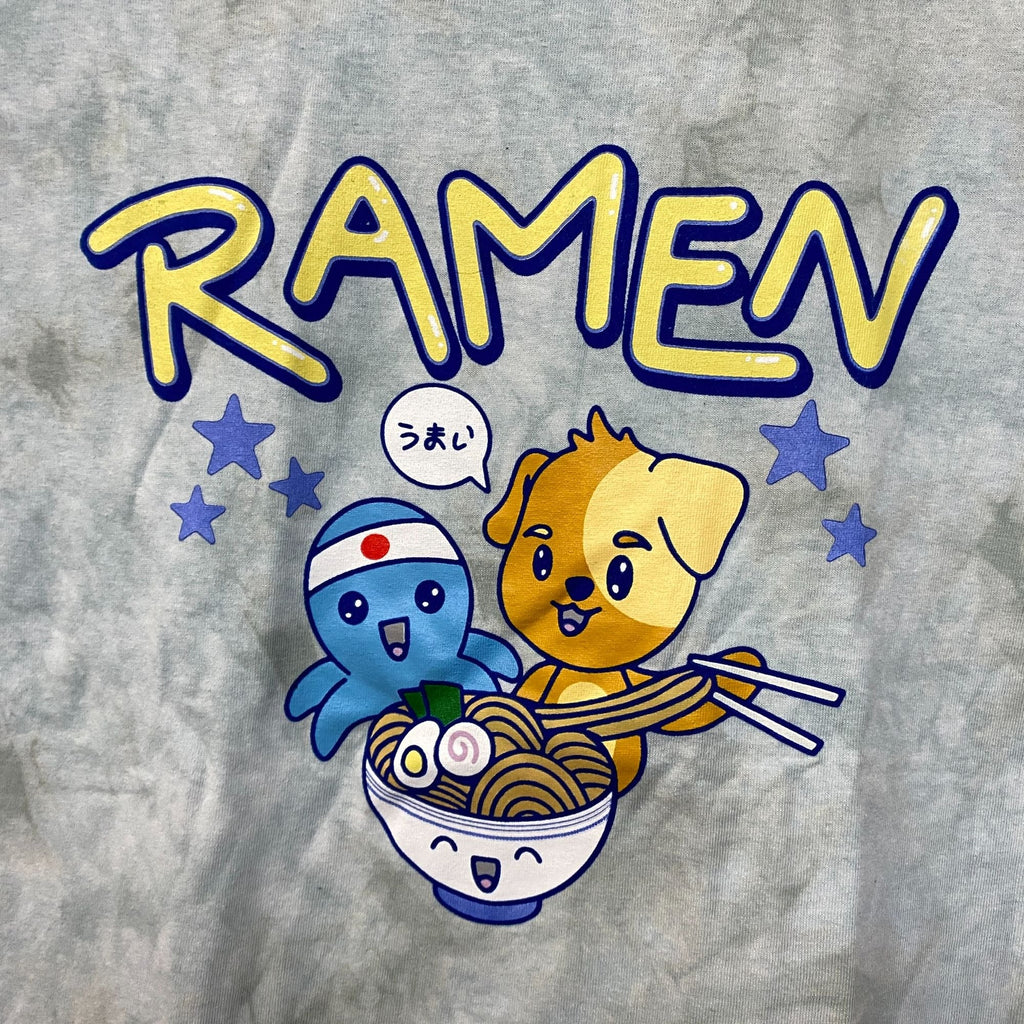 Ramen blue/green tie dye Tshirt size medium product image 2