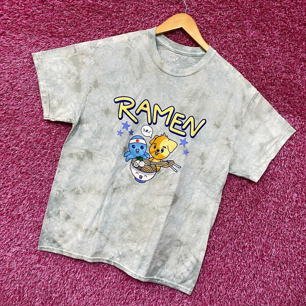 Ramen blue/green tie dye Tshirt size medium product image 3