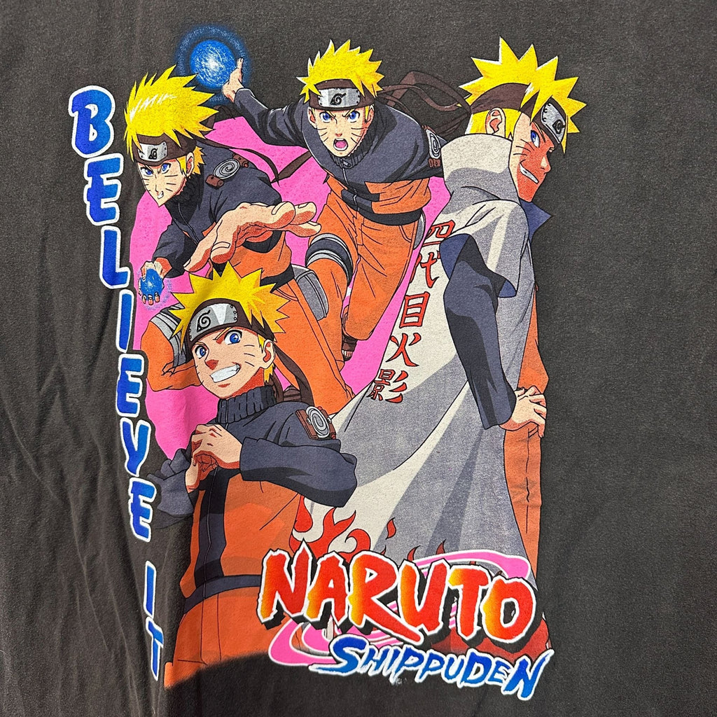 Naruto Shippuden Believe It Uzumaki Anime Tee L product image 2